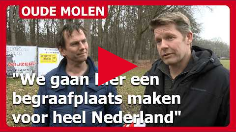 Actiegroep vraagt steun Deventer politiek tegen begraafplaatsplannen bij Oude Molen, Bathmen.