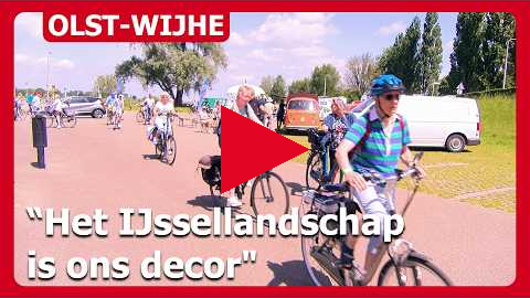 19e IJssel Theater Fietsdag in Olst-Wijhe: "Het IJssellandschap is ons decor"