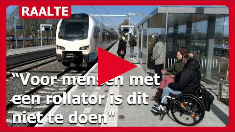 Kritiek GAR op vernieuwde stationsgebied Raalte: "Voor mensen met een rollator is dit niet te doen"